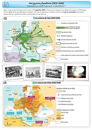 CH3 - 3e - Activité 1 - Une guerre planétaire