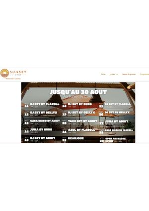 Programmation Soirées Aout 2026