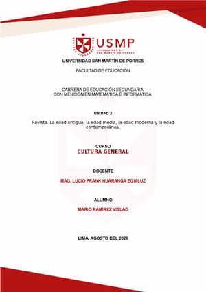 Tarea 2 Cultura General