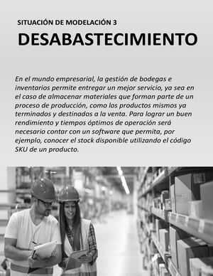 Situación De Modelación 3 Desabastecimiento