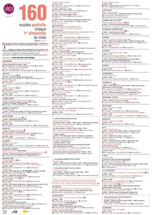 Guide des musées gratuits 2026-2027