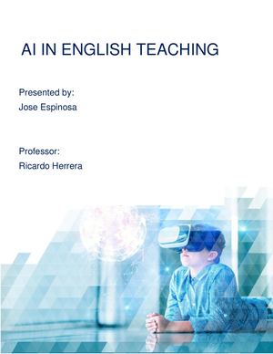 AI In English Teaching