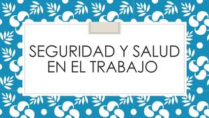 Presentacion Sst