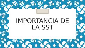 Importancia De La