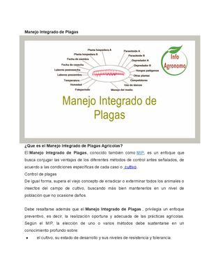 Manejo Integrado De Plagas