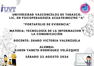 Portafolio De Evidencia K Y R V