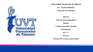 Portafolio De Evidencias Yazmin Hernandez Almeida