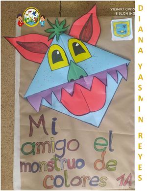 Mi Amigo El Monstruo De Colores Diana YAsmín Reyes
