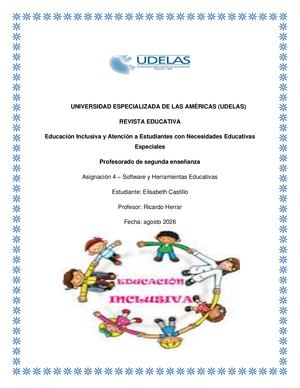 Revista Udelas Educacion Inclusiva Elisabeth Castillo