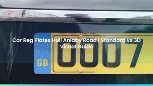 Car Reg Plates Hull Anlaby Road | Standard vs 3D Visual Guide