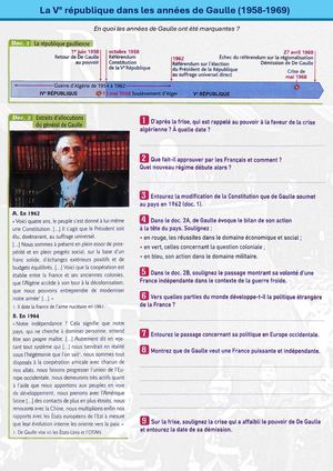 CH10- 3e - Activité 1 - La Ve République