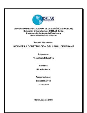 Revista Electronica Inicio De La Construcción Del Canal De Panamá 1