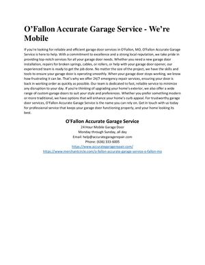 O'fallon Accurate Garage Service