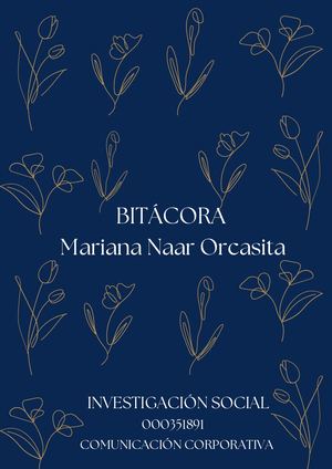 Bitácora Mariana Naar