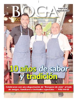 Boga Lunes 24 De Agosto De 2026