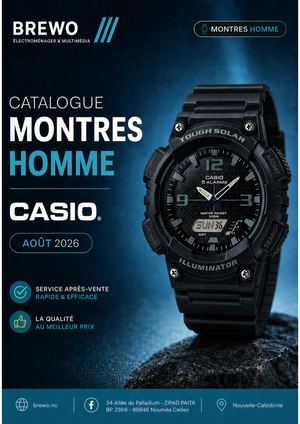 Catalogue Homme Casio Brewo Aout 2026 Tough Solar