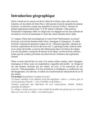 1 Introduction Géographique