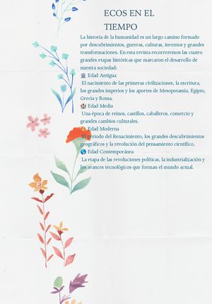 Blue Ivory Floral Collage Handmade Craft Zine