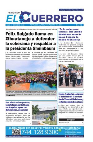 Lunes 24 de agosto del 2026