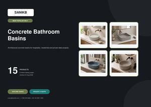SANIKB Most Popular Concrete Bathroom Basins 2026