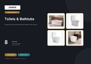 SANIKB Most Popular Toilets & Bathtubs 2026