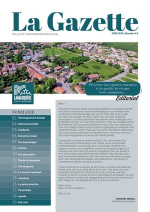 Gazette Lamasquère juin 2026