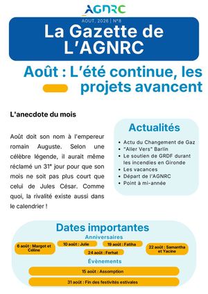 La Gazette De L'agnrc Aout 2026 (2)