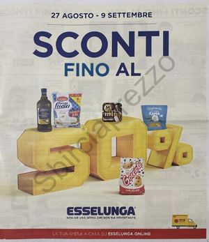Volantino Esselunga Dal 27 Agosto Al 09 Settembre 2026