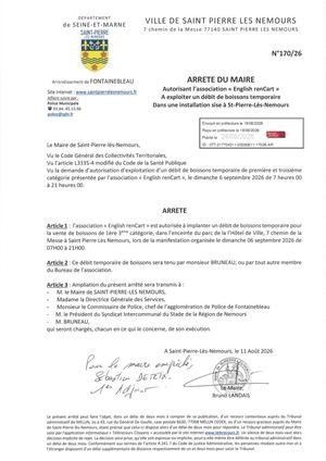 Arrete 170 26 Retour Pref