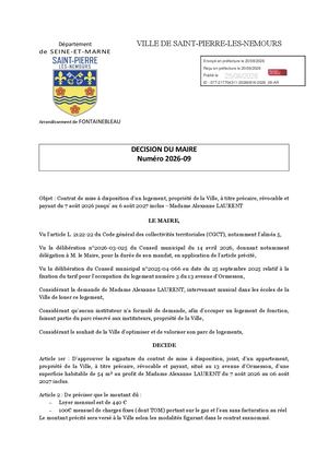 Decision 2026 09 Retour Pref