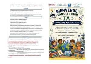 Programme Mercredi Sept Octo 3 11 Ans 2026