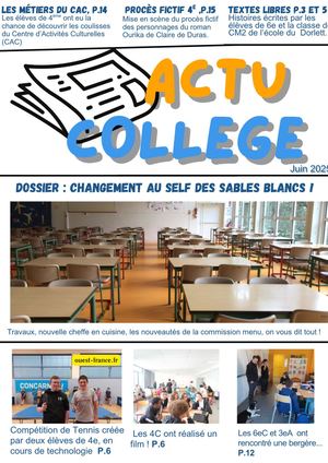 Actu College N°4 Juin 2025