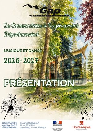 CONSERVATOIRE A GAP - GUIDE 2026-2027