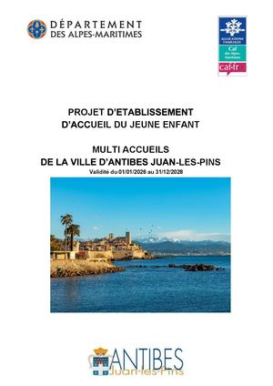 Projet d'Etablissement à partir du 1er Janvier 2026