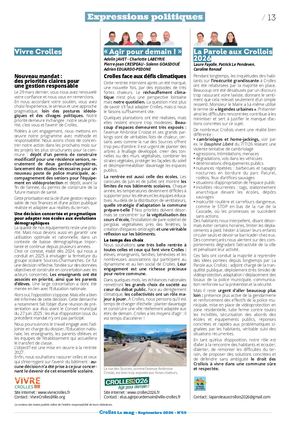 EXPRESSIONS POLITIQUES - SEPTEMBRE 2026