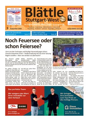 Blättle Stuttgart-West 9/2026