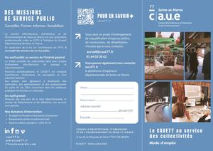 CAUE77-Mode d'emploi