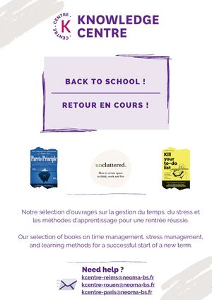 Biblio Back To School Septembre 2026