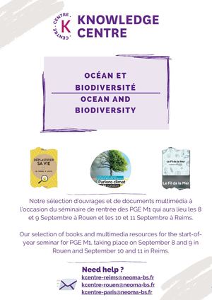 Biblio évent Océan Et Biodiversité Septembre