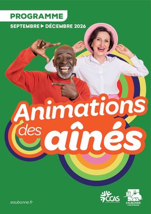 Animations Des Ainés - Septembre Décembre 2026