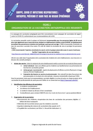 3_1 - Fiche 1 - Organisation De La Vaccination Des Résidents ESMS