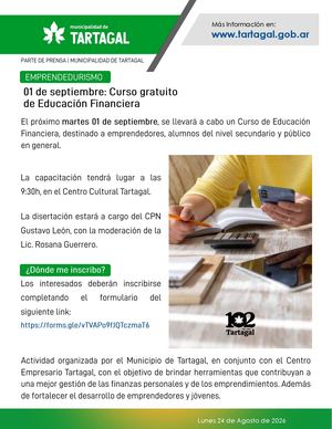 Partes de Prensa - 24/08/2026