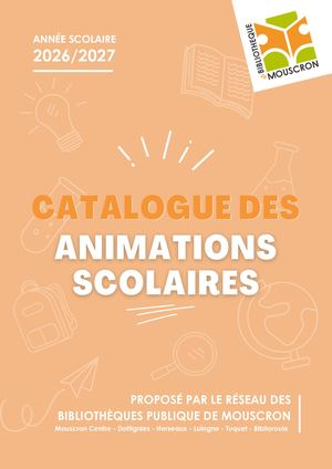 Catalogue Anim Scolaires 2