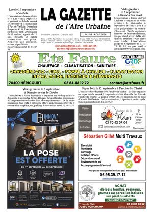 La Gazette de l'Aire Urbaine n°186