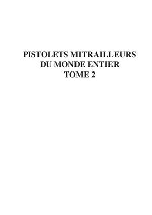 Extrait 2314 Pistolets mitrailleurs du monde entier. Tome 2