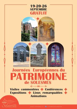 Programme Journées du Patrimoine de Solesmes 2026