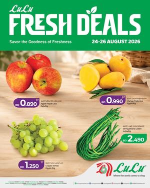Lu Lu Fresh Deals 24 To 26 August 2026