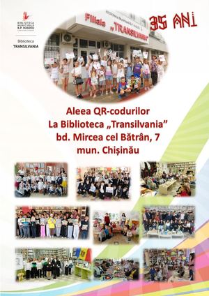 Aleea QR-codurilor la Biblioteca „Transilvania”