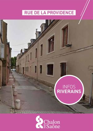 INFOS RIVERAINS - RUE DE LA PROVIDENCE