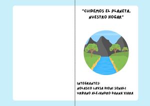 Blue Illustrated Style Landforms Mini Book Worksheet (1)